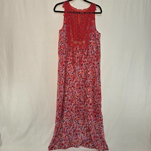 Tahari Dresses & Skirts - TAHARI Fairy Cottagecore Multicolor Floral Tulle Lace Dress Size 10 New NO Tags!